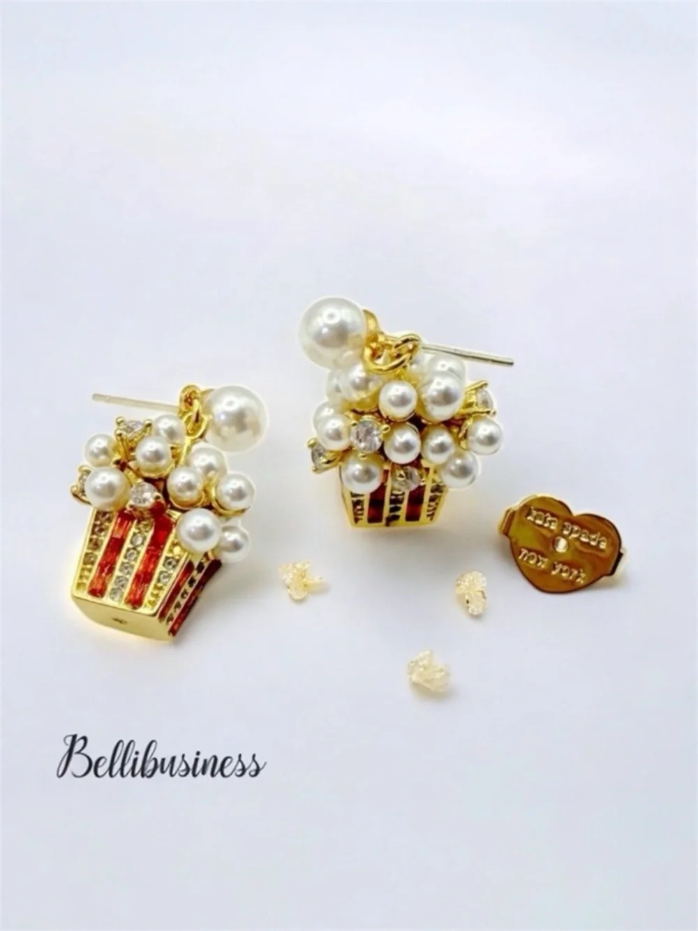 Kate Spade Carnival Popcorn Earrings. - Picture 3 of 8